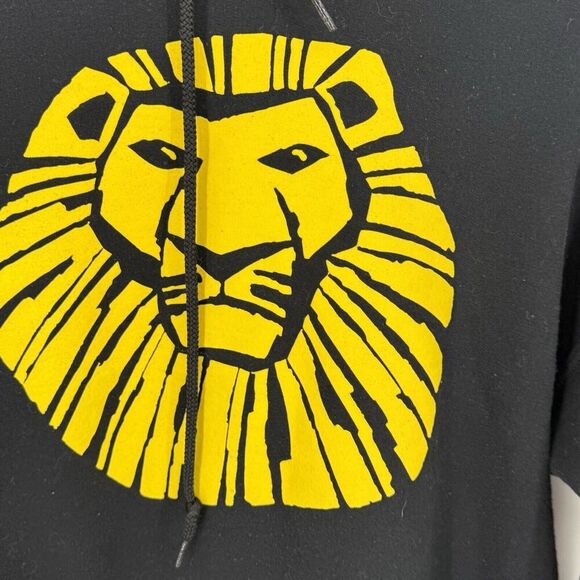 Vintage 00s Disney The Lion King Broadway Musical Hoodie S - Picture 2 of 5